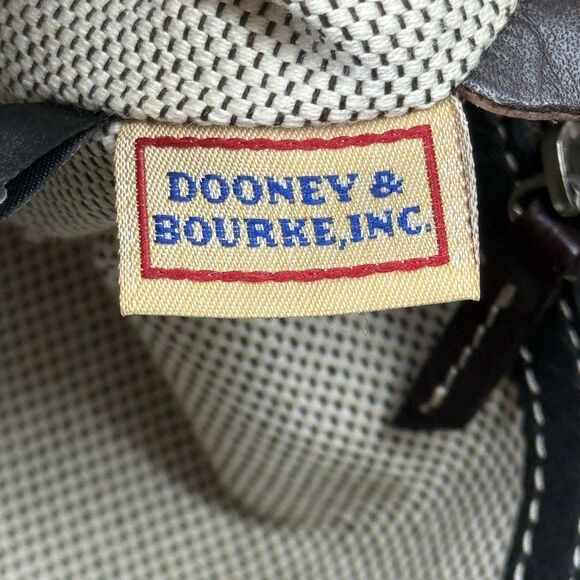 Dooney & Bourke Florentine Mini Shoulder Bag Black Pebble Leather Hobo Y2K Small - Picture 11 of 15